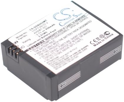 Substituição da bateria para GP HD Hero3+ Silver Edition AHDBT-20101 1ICP7/26/33-2 601-00724-00A AHDBT-302 AHDBT-301
