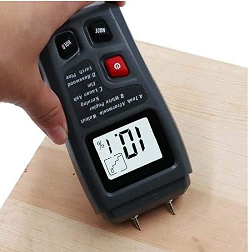 GORS 0-99,9% dois pinos Digital Wood Meder Medidor de madeira Testador de umidade Hygrometer Detector de madeira LCD LCD LCD Display