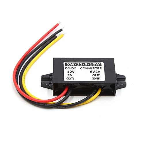 UXCELL DC 12V a 6V 2A REDUMENTO DE REDUBRA DE CARRO TRANSFORMER