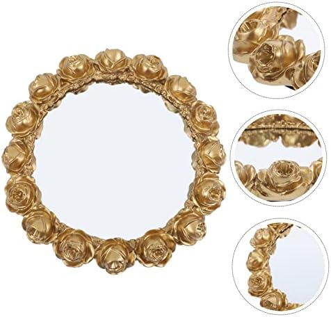 Besportble Mirror Bandeja caixas de armazenamento decorativo Bandejas de ouro Organizador de jóias de ouro bandejas bandejas de vaidade