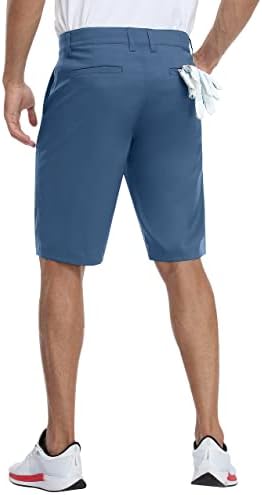 Puli Men Dress Golf Hybrid Shorts Caminhando Luz Quick Dry Casual Casual Chino Short com bolsos