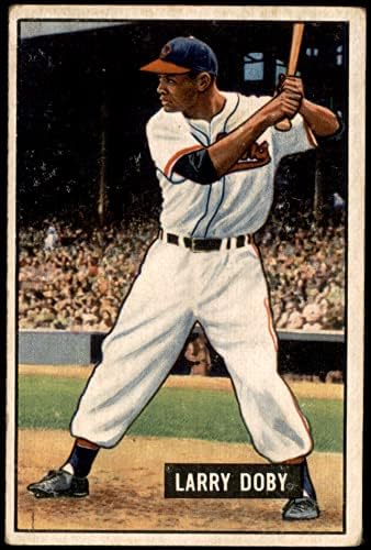1951 Bowman # 151 Larry Doby Cleveland Indians Dean's Cards 2 - Good Indians