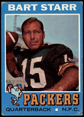 1971 Topps # 200 Bart Starr Green Bay Packers Good Packers Alabama