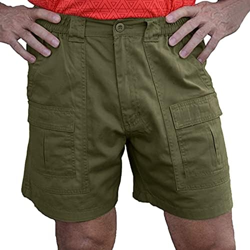 Aparel de menino Men moda shorts casuais de cor sólidos com zíper de calça curta calça curta shorts ao ar livre trabalham para