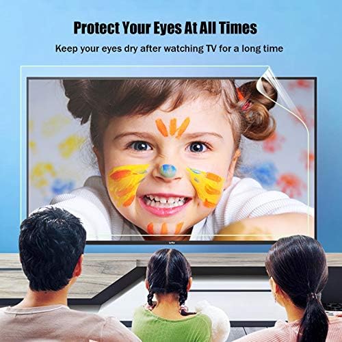 AIZYR Protetor de tela de TV fosca, Anti Blue Light/Anti -Glare LCD Display Protetor Filme alivie a linhagem ocular e ajude a dormir