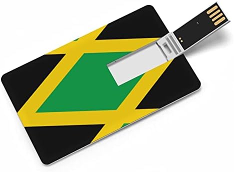 Cartão de bandeira jamaicano USB 2.0 Flash Drive 32g/64g Padrão Impresso engraçado