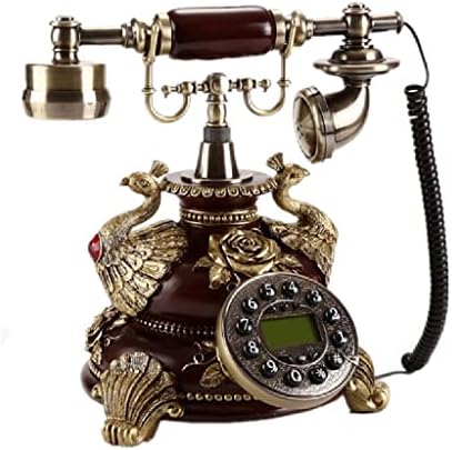 SEESD Vintage Telefone Decoração doméstica Telefone/Redial/ID de Chamador Redial/Hands-Free/Backlit