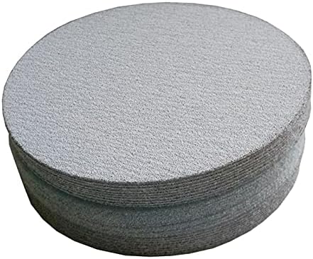 Lixa de polimento de metal de madeira 10ps 2 polegadas de 50 mm de lixa seca branca em polimento, com uma almofada abrasiva de 3 mm