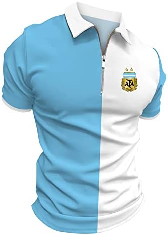 Camisas da moda masculina Camisas de golfe casuais de manga longa Camisas de golfe coloridas algodão de algodão Skeleton Men