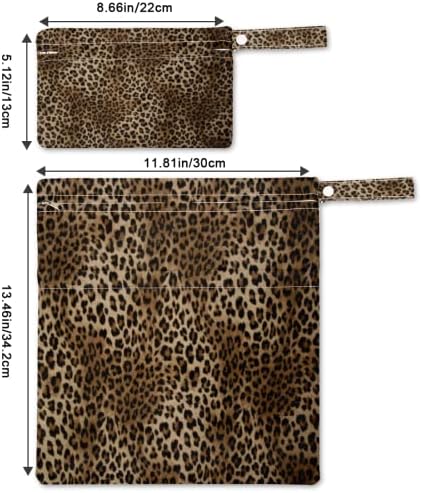 Leopardo 2 PCs FABITH PAN FRÉLIA DO MOLHO SACOS DRISOS DO LEOPARDA LEOPARDA PRIMEIRA DE LEPAÇÃO PRIMEIRA DE VENÇA ÁGUA REUSIDADE