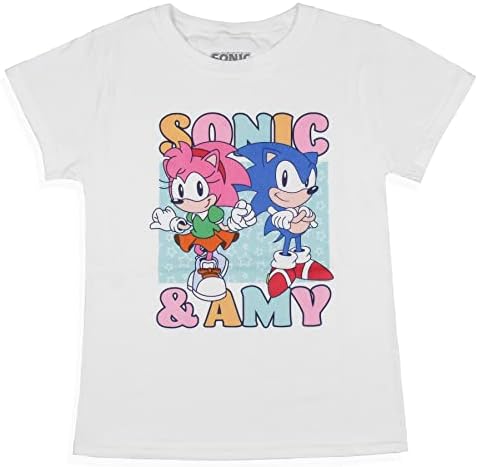 Sonic the Hedgehog Girls 'Amy Rose e Sonic Youth Video Game T-Shirt