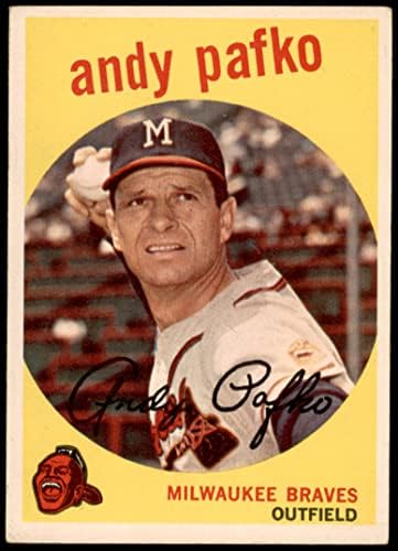 1959 Topps 27 Andy Pafko Milwaukee Braves VG/Ex Braves