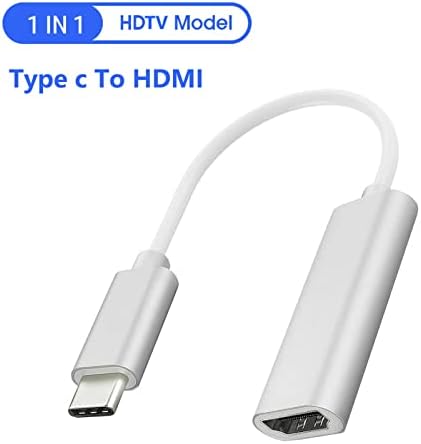 Yiisu 2022 Novo Adaptador USB-C Tipo C para HDMI Conversor 4K de Cabo USB 3.1 para Laptop Bi8