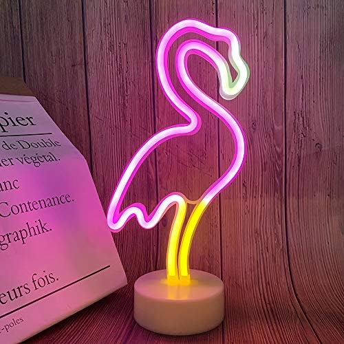 Lâmpada de sono leve para bebês garotas garotas de meninas quartos de jogo de jogo em casa casa usb a cabo bateria luminária noturna néon sinal para decoração de casa luzes flamingo chrismas