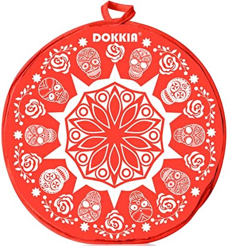 Dokkia Tortille mais quente taco de 12 polegadas Bolsa de pano isolada - Microwavable Use Saco de tecido para manter a comida aquecida