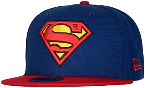 Novo Era Superman Classic Logo 9Fifty Ajusta Hat Blue