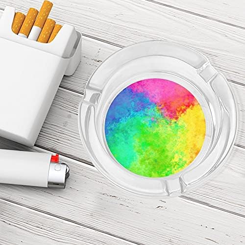 Padrão colorido de nuvem fumando cinzas de cigarro de cigarro de cigarro bandeja de cigarro