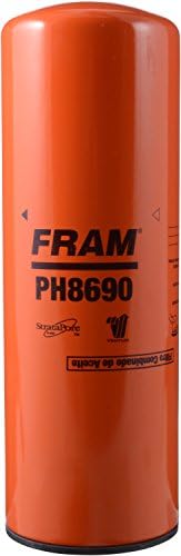 FRAM PH8690 Filtro de óleo de lubrificação de fluxo completo pesado