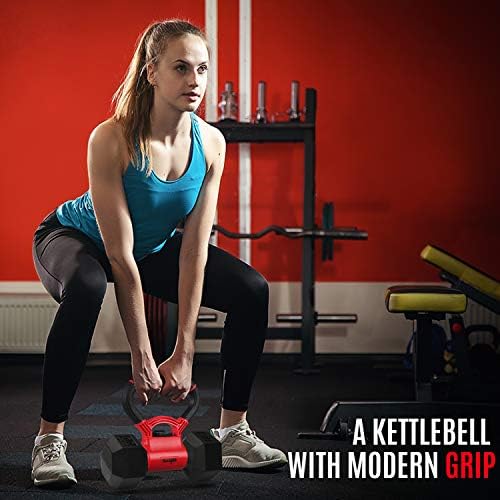 Yes4All Kettle Grip Handle para converter halteres em kettlebells e definido para exercícios