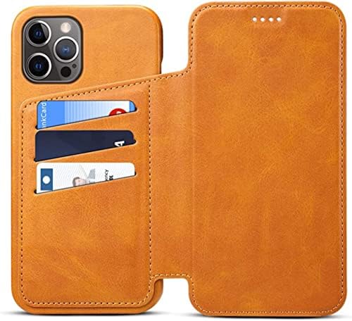 Caixa de carteira vevel compatível com o iPhone 12/12Pro 6.1 , PU Leather Folio Flip Wallet Caso à prova de choque Caso de proteção de corpo inteiro com kickstand e suporte de cartão