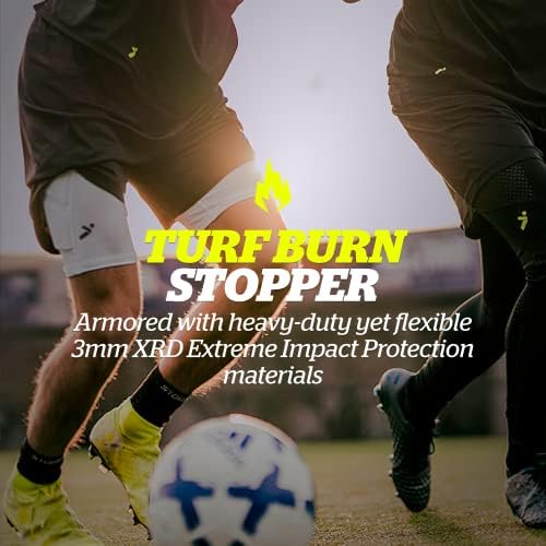 Storelli unissex BodyShield Impact Sliders | Undershorts deslizantes de futebol acolchoado | Proteção corporal mais baixa e melhorada