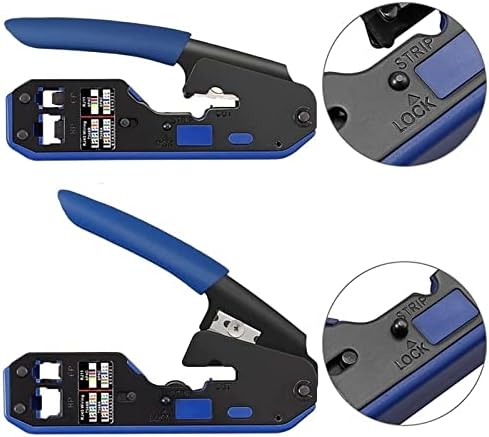 AKHD CRIMPING TOOL TOOL TOOL KIT CABO DE RISPURS DE CRIMPING TOOL TROUNT MODULAR CRIMPING TROBRIMENTO DE CABO DE CABO