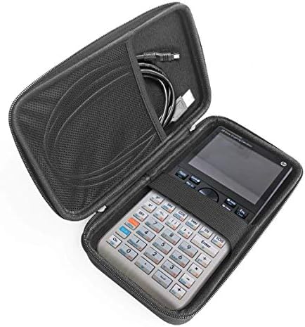 Calculadora de gráficos pretos da Navitech Case/tampa com bolsa de armazenamento compatível com o Casio FX-CP400