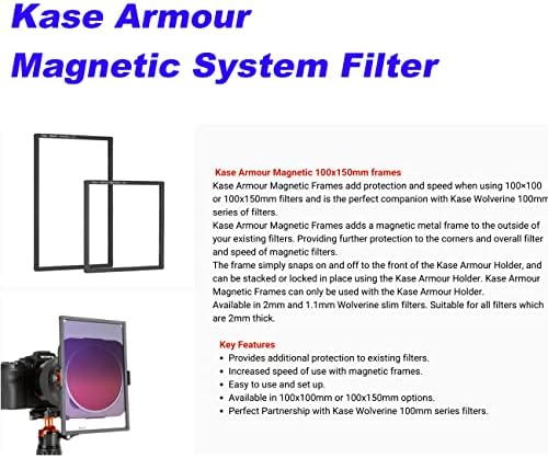 Filtros magnéticos Kase Conjunto de armadura CPL/ND64/ND1000, S-GND0.9/R-GND0.9/S-GND1.2, Adaptador de 77/82 mm anéis,