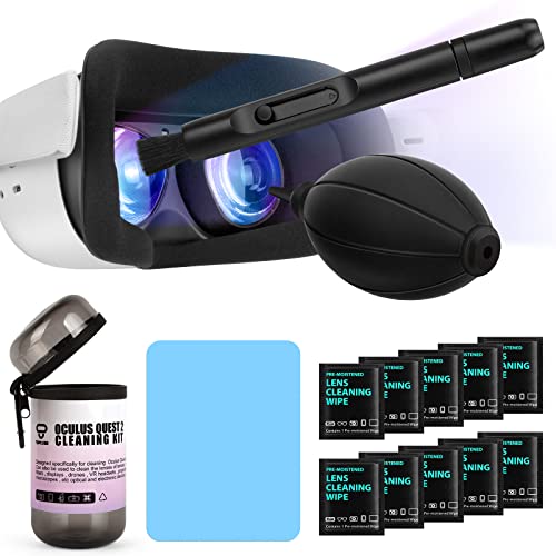 Kit de limpeza de acessórios para VR do UNIDO para limpeza de lentes compatível com câmeras/drone DJI/lente de fone de ouvido