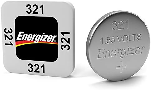 Energizer 321 Button Cell Silver Oxide SR616SW Bateria de assistência de 5 baterias