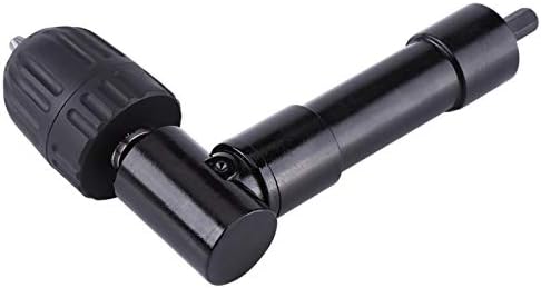 Adaptador de broca de ângulo reto, 90 graus de extensão do ângulo reto Bend Chuck Acretamento de 8 mm, Capacidade de garra de chuck 0,8 mm a 10 mm