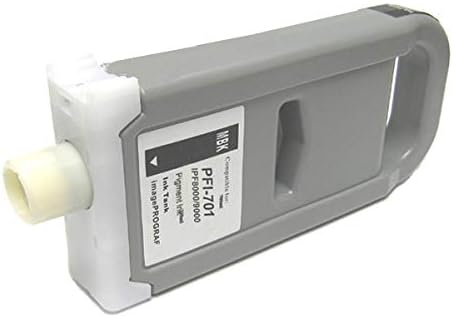 Cartucho de tinta compatível com PFI701MBK para o modelo de impressora Canon IPF9000 PFI701 Matte Black