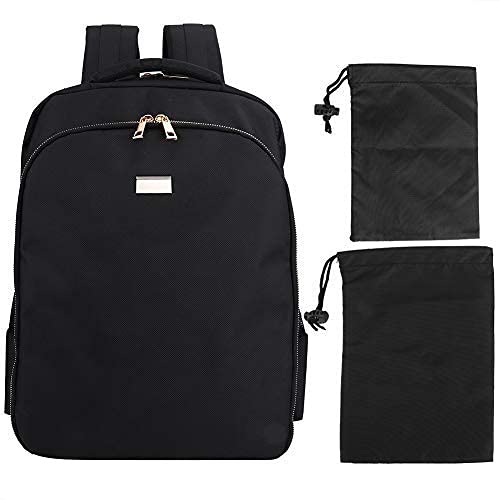 Mochila de cabeleireiro, bolsa de ferramentas de maquiagem de salão de salão de várias funções, organizador de cosméticos Bolsa de ombros de viagem ao ar livre, para ferramentas de barbeiro Bolsa de viagem de armazenamento