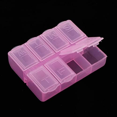 Caixa de armazenamento de comprimidos de pílulas HXR 8 Grades Cápsula de medicina portátil Casca de cápsula criativa Mini portátil