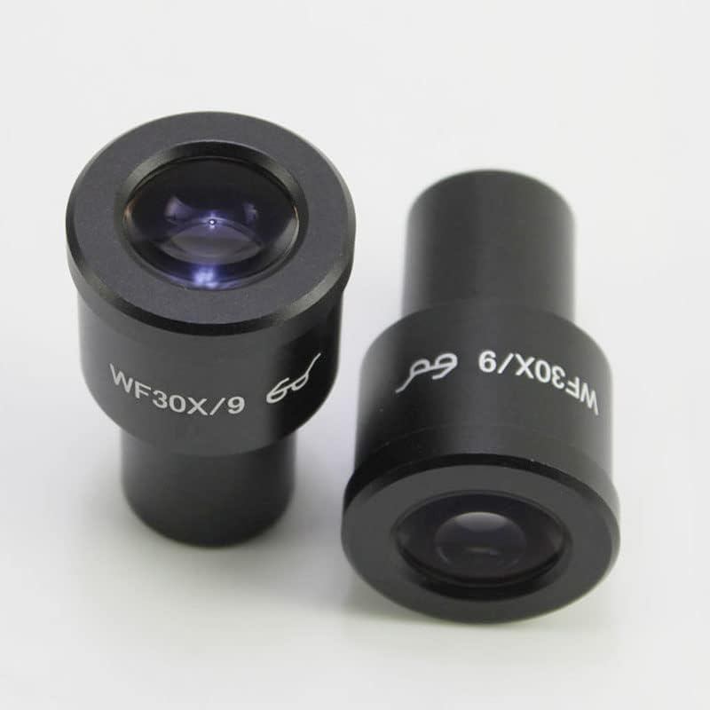Equipamento de microscópio de laboratório 1/2 PCS WF30X Microscópio biológico de ampla angular Acessório de ocular