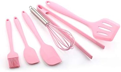 WYKDD Silicone Baking Kitchenware utensília rosa antiaderente de silicone pinças