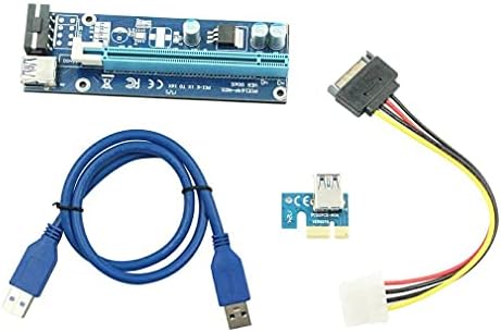 Conectores U38 PCIE 1x a 16x placa gráfica Cartão de mineração de transferência de cabo estendido com cabo USB de 60