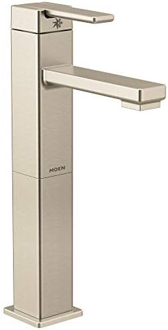 Moen S6712 90 grau de vaso de uma mão de uma mão única Torneira de banheiro moderno, Chrome