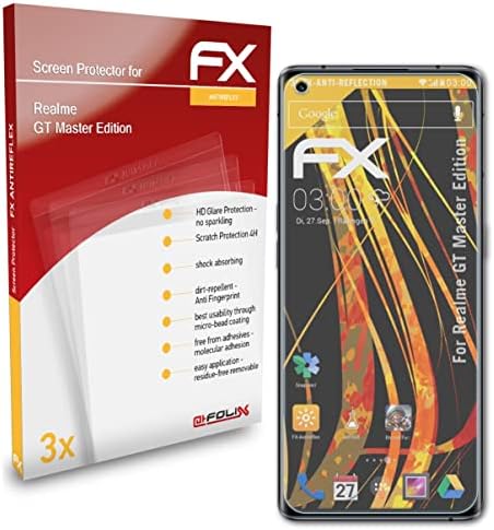 Protetor de tela AtFolix compatível com o filme de proteção de tela de edição mestre da GT, filme de proteção de tela, anti-reflexivo