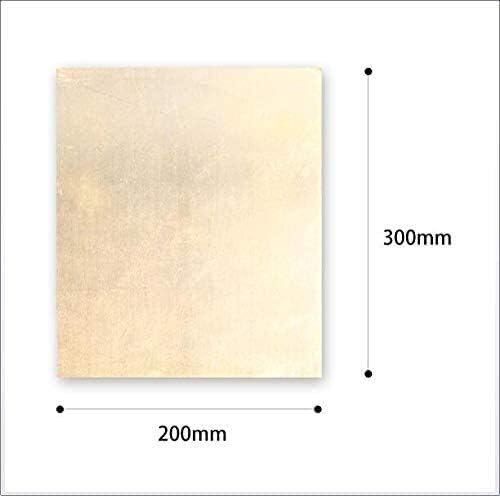 Yiwango Metal Placa de folha fina de folha de papel de cobre de cobre puro Placa de papel alumínio 2,5 mmx200 x 300 mm Placa