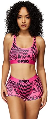 Bob esponja PSD Bob Squarepants Sports Bra - Racerback Sports Bras for Women With Breathable Microfiber Fabric