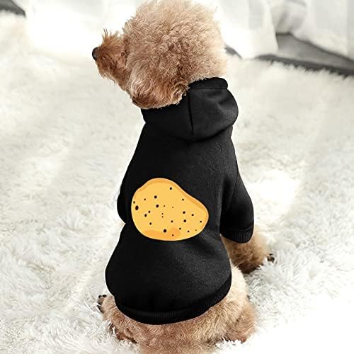 Camisa de uma peça isolada de cão de batata