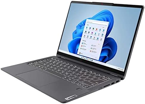 Lenovo 2022 mais novo Flex 5 14 Crega de toque Wuxga 2 em 1 laptop, 12º Intel I5-1235U 10-CORE, Iris XE Graphics, 16