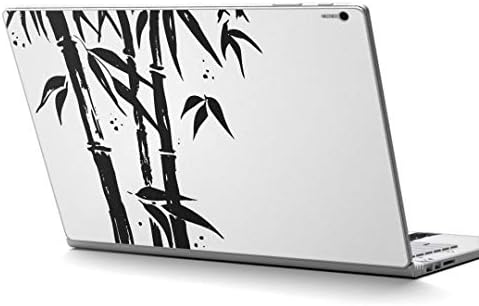 Decalques de pele igsticker para o livro de superfície / livro2 15 polegadas Ultra Fin Fin Premium Protective Body Skins Capa universal padrão japonês estilo japonês Planta de bambu preto e branco