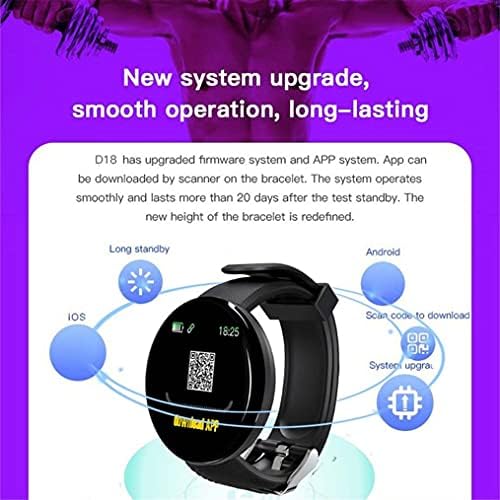 Multifunction Smart Watch Many Language, 1,44 pol colorido Solução única TO-ACHOL SMART RELÓGIO, Strap de várias cores Relógio à prova d'água com monitor de freqüência cardíaca, monitor de sono e rastreador