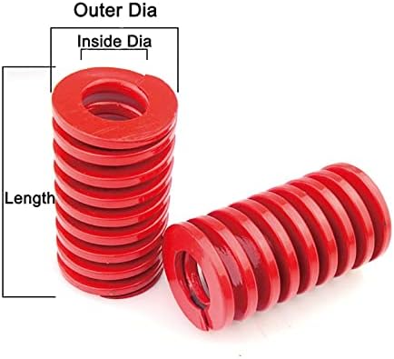 As molas de compressão são adequadas para a maioria dos reparos I 1PCS Die mola vermelha de carimbo de carga média, usada para montagem