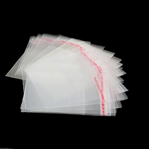 NC 100-200pcs Clear Auto -adesivo Sacos de plástico de vedação 5x7cm/6x8cm/8x10.5cm/10x14cm/14x20cm/20x24cm -