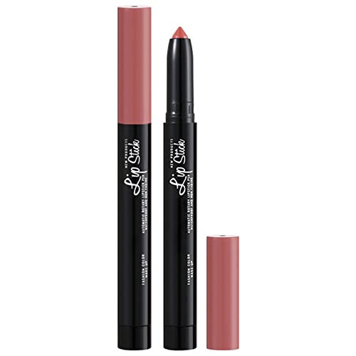 Xiahium batom maquiagem batom caneta veludo fêmea pasta de caneta fêmea rosa com lapish apontador de lábio automático Lip Lip