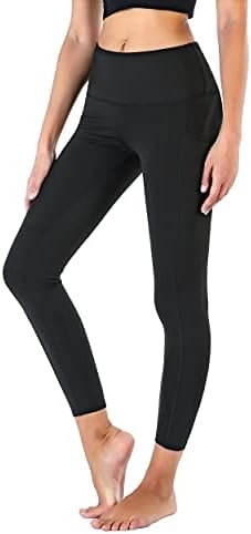 Calças de verbstel para mulheres perneiras de cintura alta com bolsos laterais para mulheres TRUMAS DE CONTROLO DE TUMUS Leggings