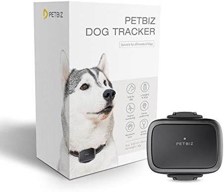 Petbiz G1 GPS Rastreador de animais de estimação, Localizador de cães NB-IoT e monitor de atividades, 30 dias de bateria